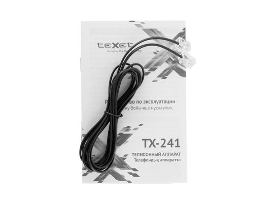 Проводной телефон TeXet TX-241 черный